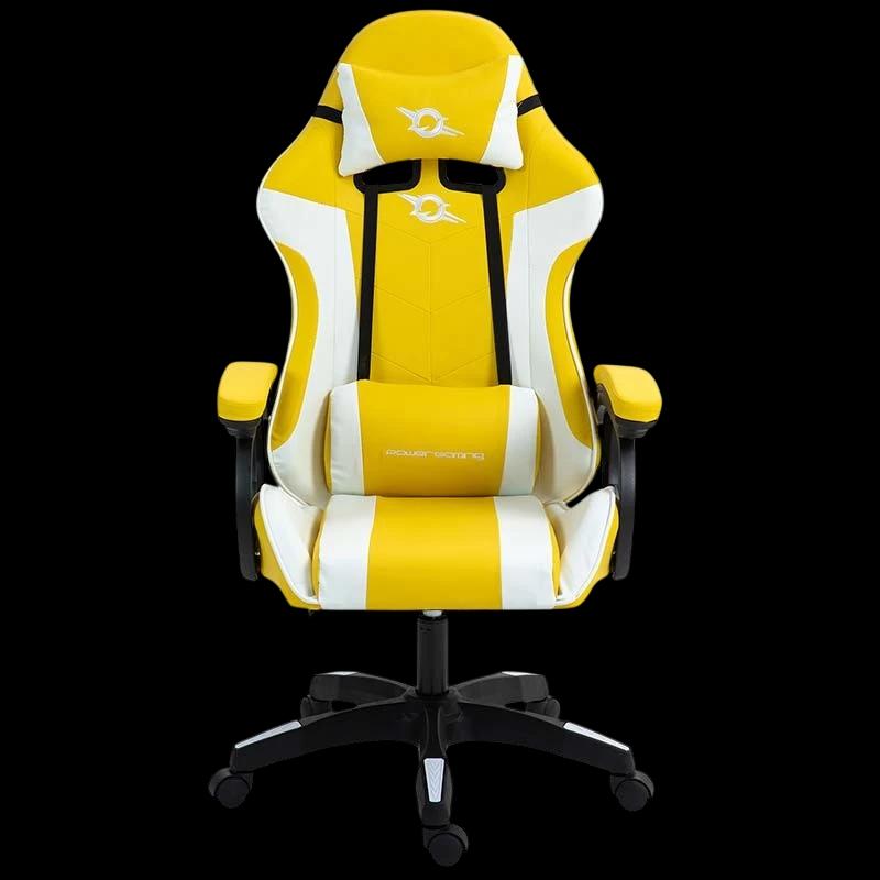 PowerGaming Silla Blanco+Amarillo