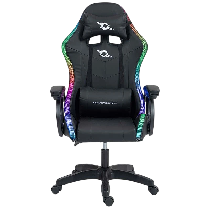 PowerGaming LED RGB Chaise Noir
