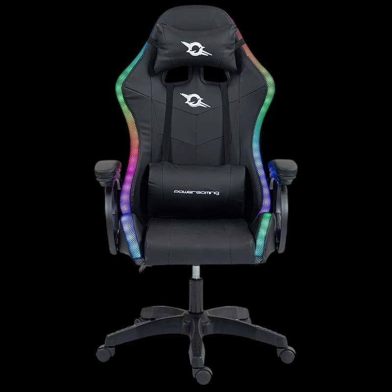 PowerGaming LED RGB Chaise Noir