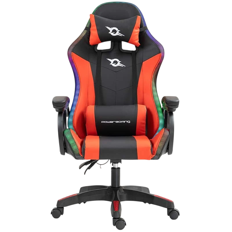 PowerGaming LED RGB  Silla Negro+Rojo