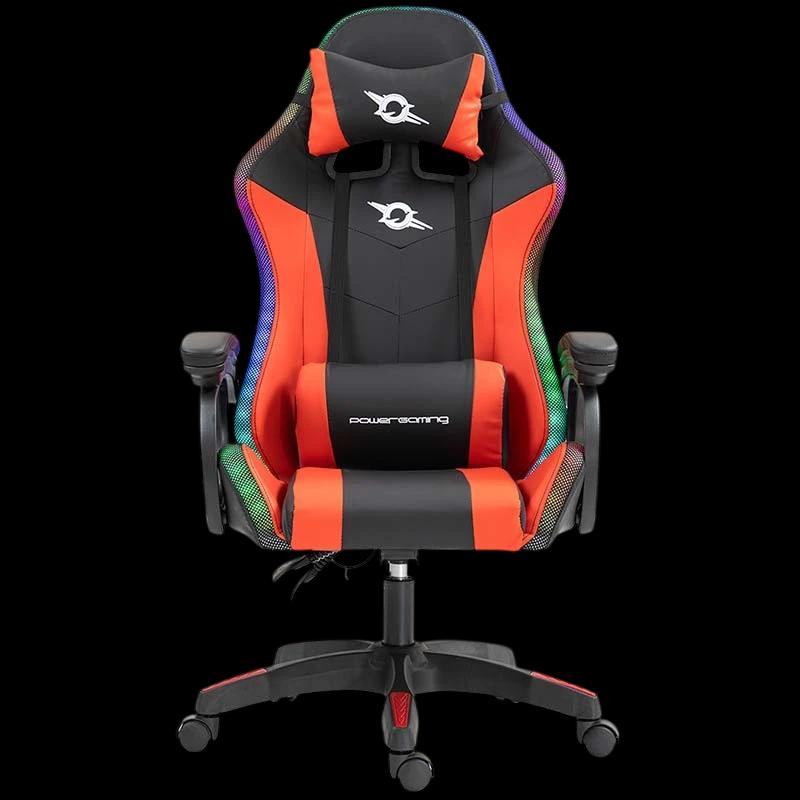 PowerGaming LED RGB  Silla Negro+Rojo