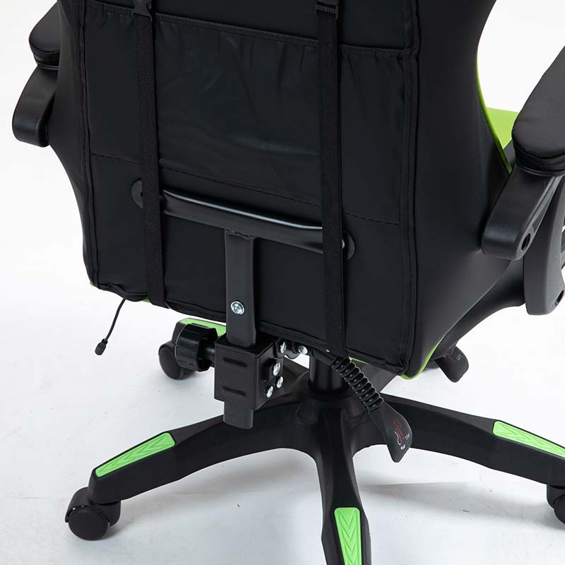 estructura de la Silla Gaming PowerGaming con Altavoz Bluetooth y Masaje Negro+Verde
