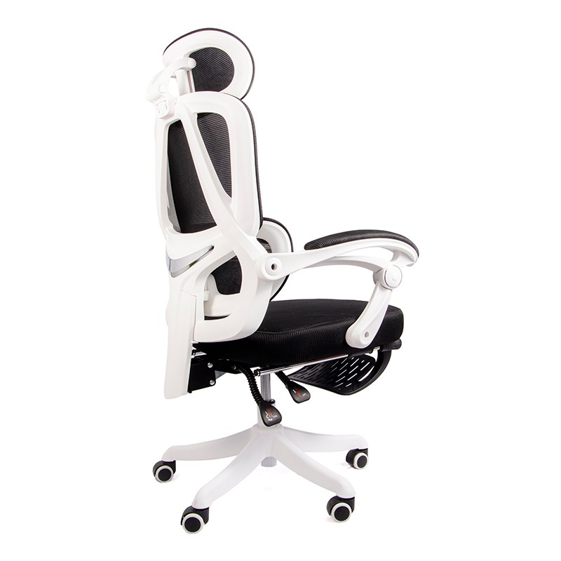 Silla de Oficina Powerbasics Confort T20 Negro foto real vista lateral lado derecho