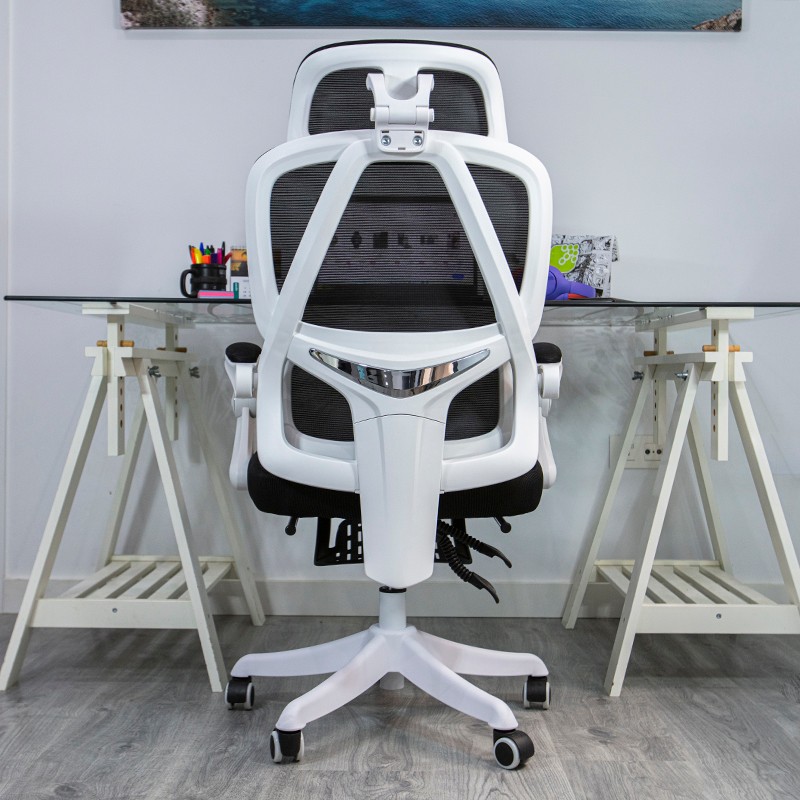 vista trasera de la Silla de Oficina Powerbasics Confort T20 Negro