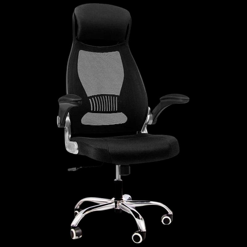 Silla de Oficina Powerbasics W2003 Negro con Reposabrazos Abatibles