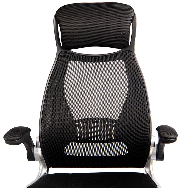 Silla de Oficina Powerbasics W2003 Negro detalle del lateral derecho