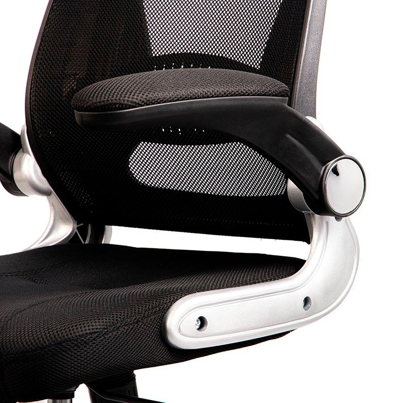 Silla de Oficina Powerbasics W2003 Negro detalle del asiento