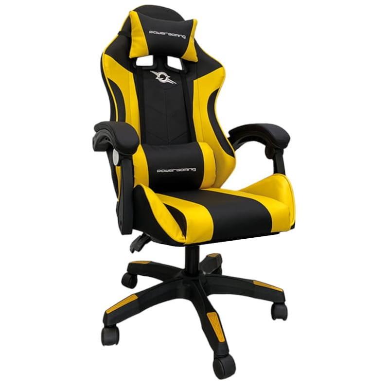 Silla Gaming PowerGaming Negro/Amarillo - Adaptable