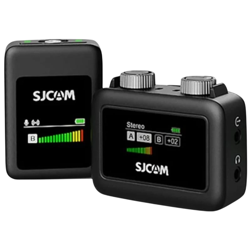 SJCAM M1 Negro - Micrófono Inalámbrico de Solapa