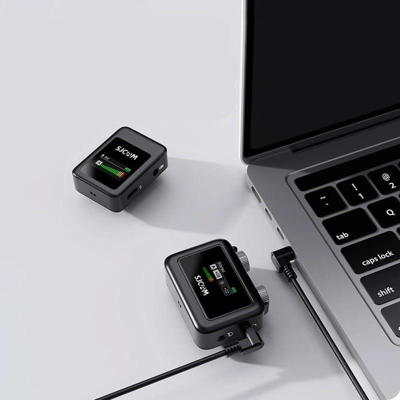 Potente SJCAM M1 Negro - Micrófono Inalámbrico de Solapa