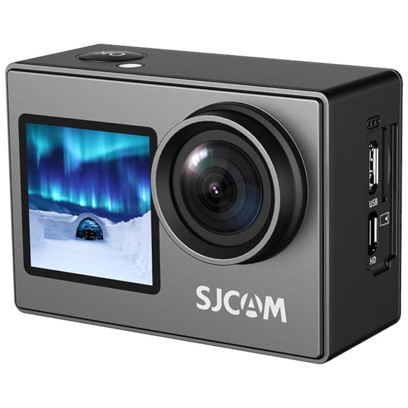 SJCAM SJ4000 Dual Screen Noir - Caméscope de sport vue de face gauche