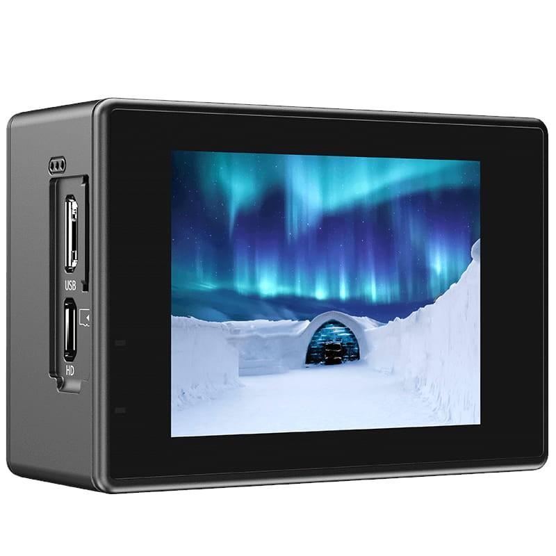 SJCAM SJ4000 Dual Screen Noir - Caméscope de sport vue arrière droite