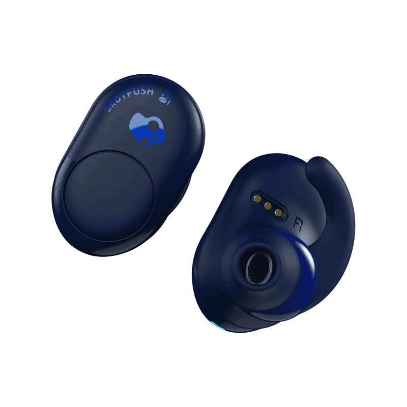 Detalhe dos Auscultadores Skullcandy Push S2BBW-M717 Azul Índigo