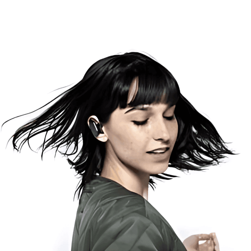 Chica con los Auriculares Skullcandy Push S2BBW-M716 Negro