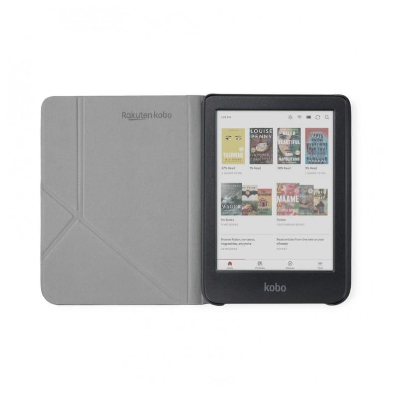  Capa para e-book Kobo SleepCover Black imagem aberta