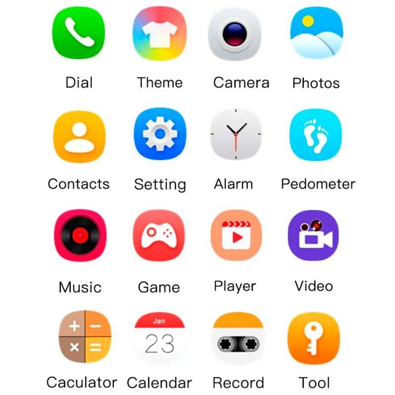 funciones del Smartwatch para Niños A2 2G Rosa