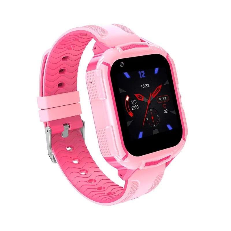 Écran de Smartwatch T32C 4G GPS Rose - Montre intelligente pour enfants