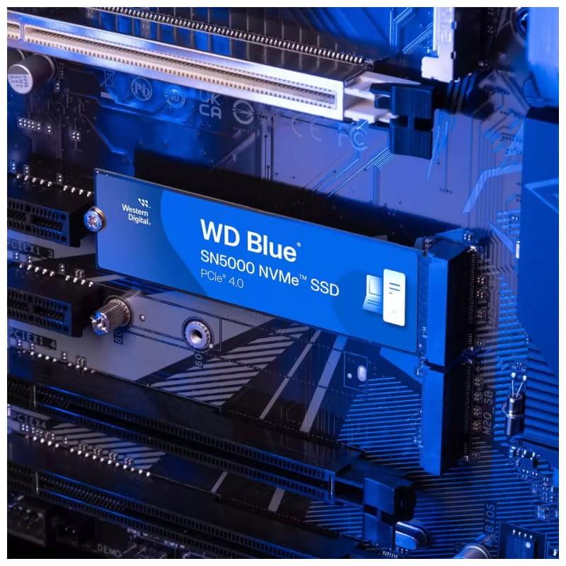 Western Digital Blue SN5000 512GB M.2 3D TLC NAND - Unidad de disco duro de estado sólido imagen en pc
