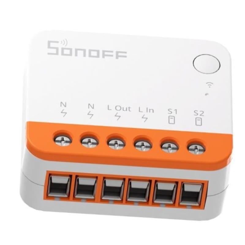 Sonoff Mini R4 Branco - Relé inteligente WiFi - portas de entrada