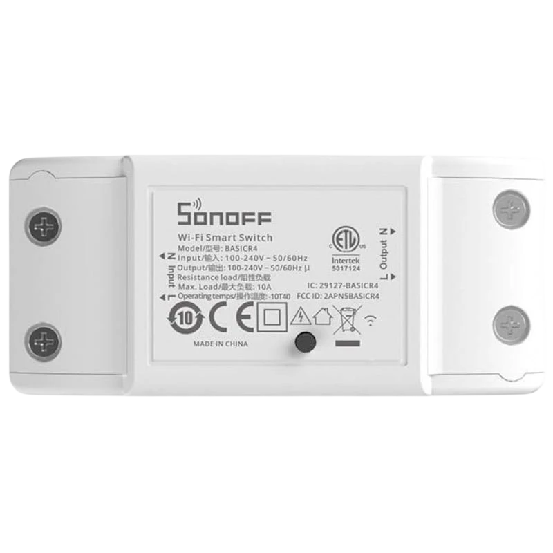 Sonoff BASICR4 Branco - Interruptor Inteligente WiFi