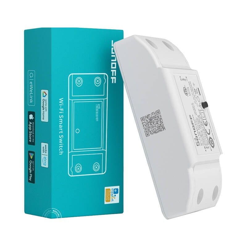 Caixa de Sonoff BASICR4 Blanc - Commutateur intelligent WiFi