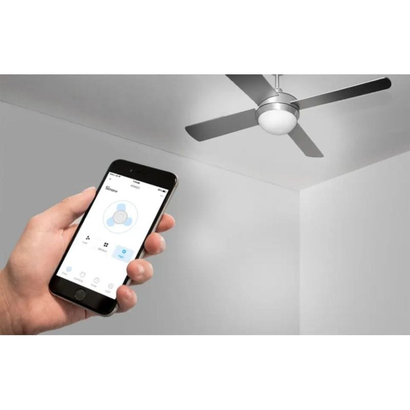 Control por APP del Controlador Inteligente para Ventilador de Techo SONOFF iFan04-H