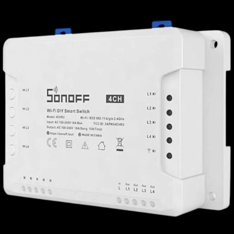 Sonoff 4CH Pro R3 Wifi Smart Switch con Control RF - Relé inteligente