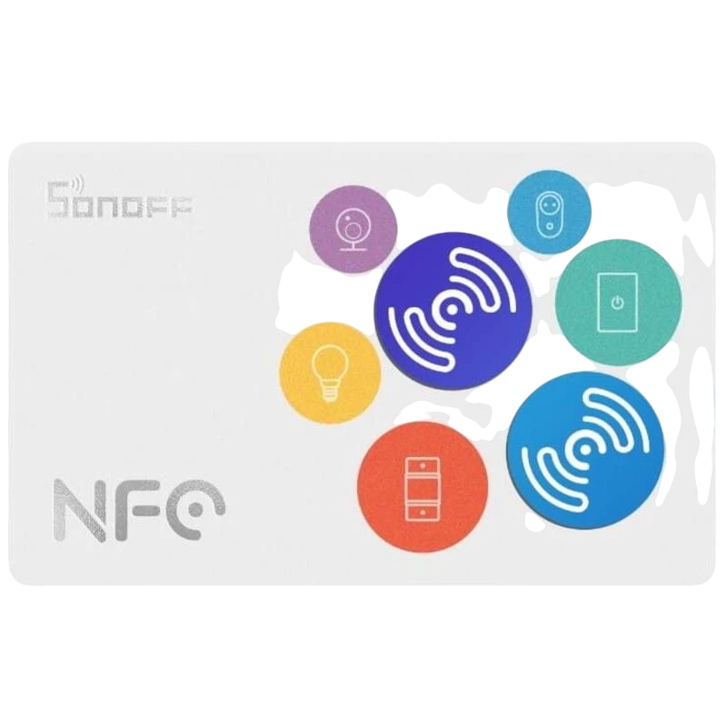 Sonoff NFC Tag Blanco - Etiqueta Adhesiva Inteligente