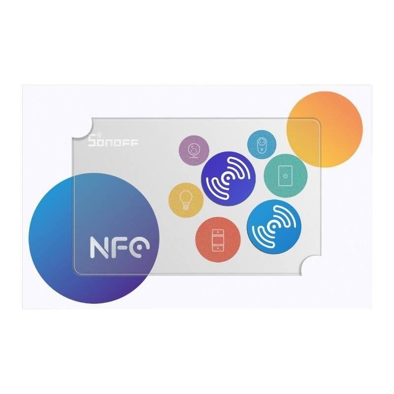 Frontal de Sonoff NFC Tag Blanco - Etiqueta Adhesiva Inteligente