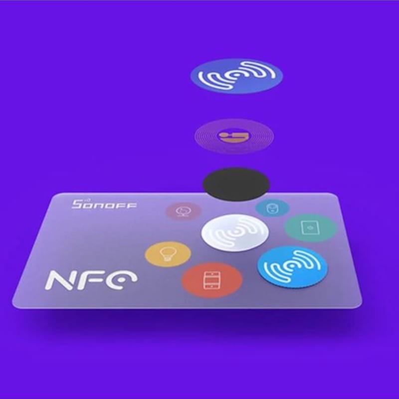 NFC de Sonoff NFC Tag Blanco - Etiqueta Adhesiva Inteligente