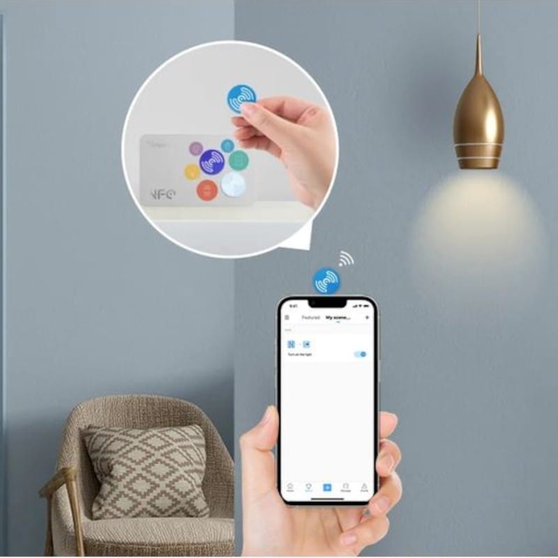 Escenas de Sonoff NFC Tag Blanco - Etiqueta Adhesiva Inteligente