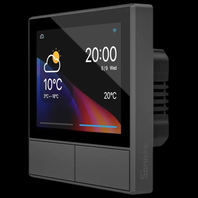 SONOFF NSPanel Negro - Pantalla Inteligente, Centro De Control, Termostato y Sensor Ambiental