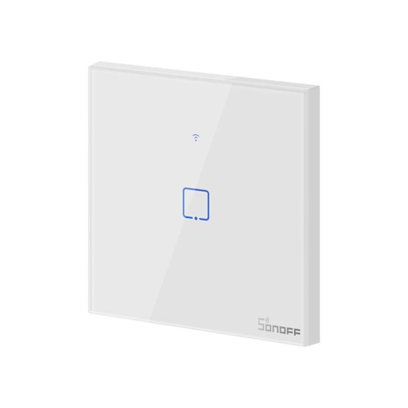 Perspective de l'interrupteur tactile intelligent Sonoff T1 1C WiFi + RF 433