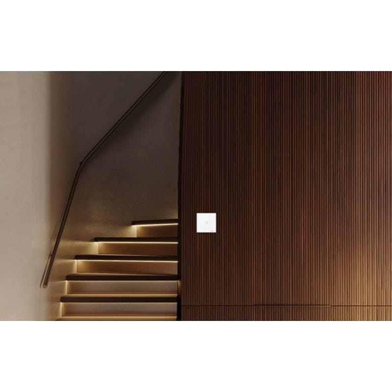 Instalación del Interruptor Táctil Inteligente España Sonoff T2 1C WiFi + RF 433