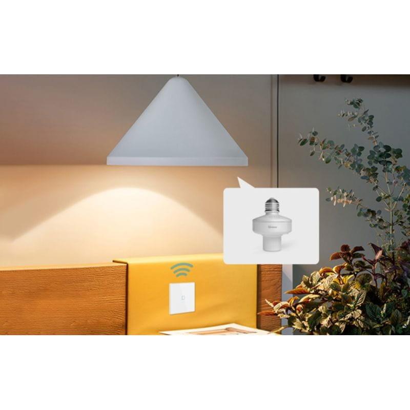 Conexión Wifi del Interruptor Táctil Inteligente España Sonoff T2 1C WiFi + RF 433