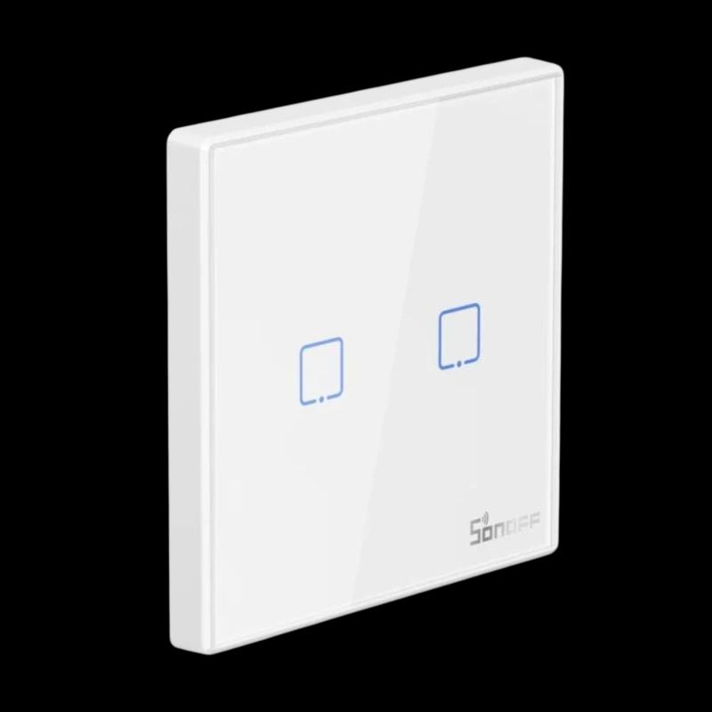 Sonoff T2 2C WiFi + RF 433 - Interruptor Táctil Inteligente