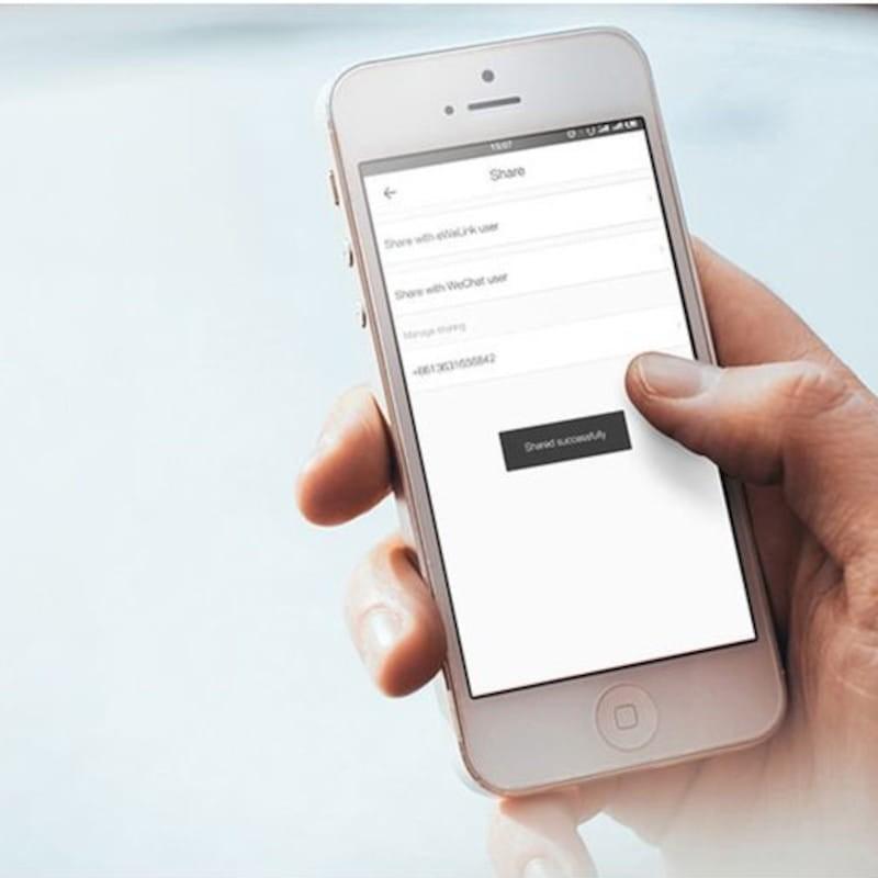 APP de Sonoff T2EU2C-TX 2 botones Táctil Blanco - Interruptor de pared WiFi