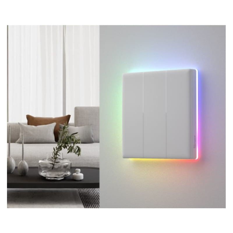 Retro iluminación del Interruptor Táctil Inteligente Sonoff T5 1C WiFi