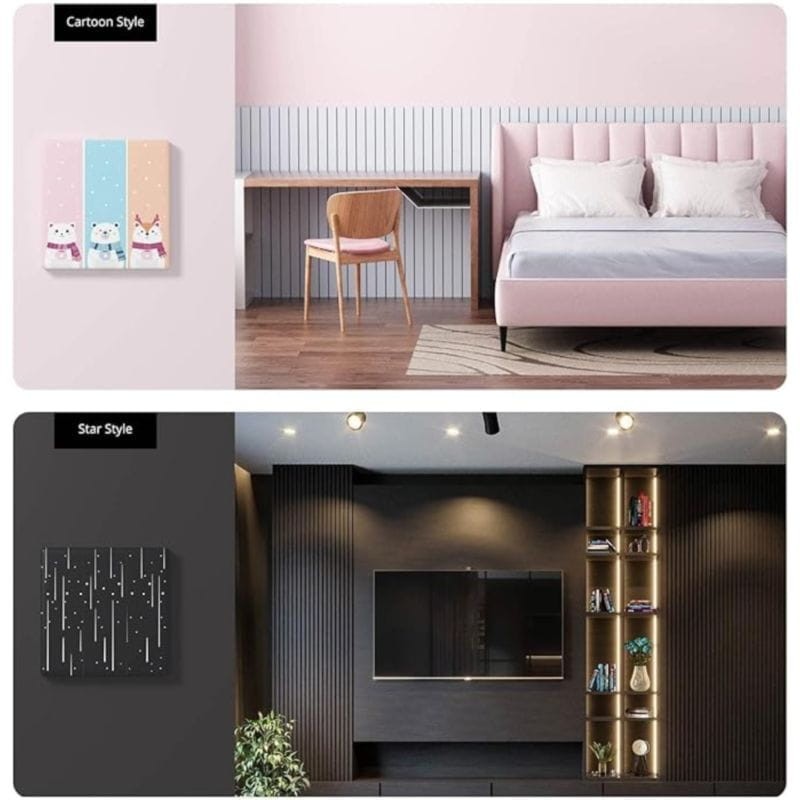 Opciones de personalización del Interruptor Táctil Inteligente Sonoff T5 2C WiFi