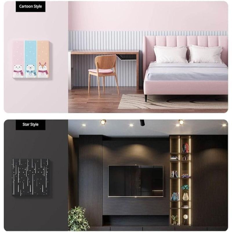 Opciones de personalización del Interruptor Táctil Inteligente Sonoff T5 2C WiFi