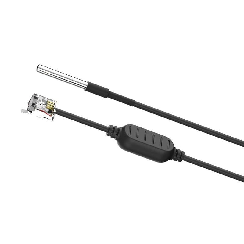 Adaptable Sonoff WTS01 Negro - Sensor de temperatura impermeable para THR316/320