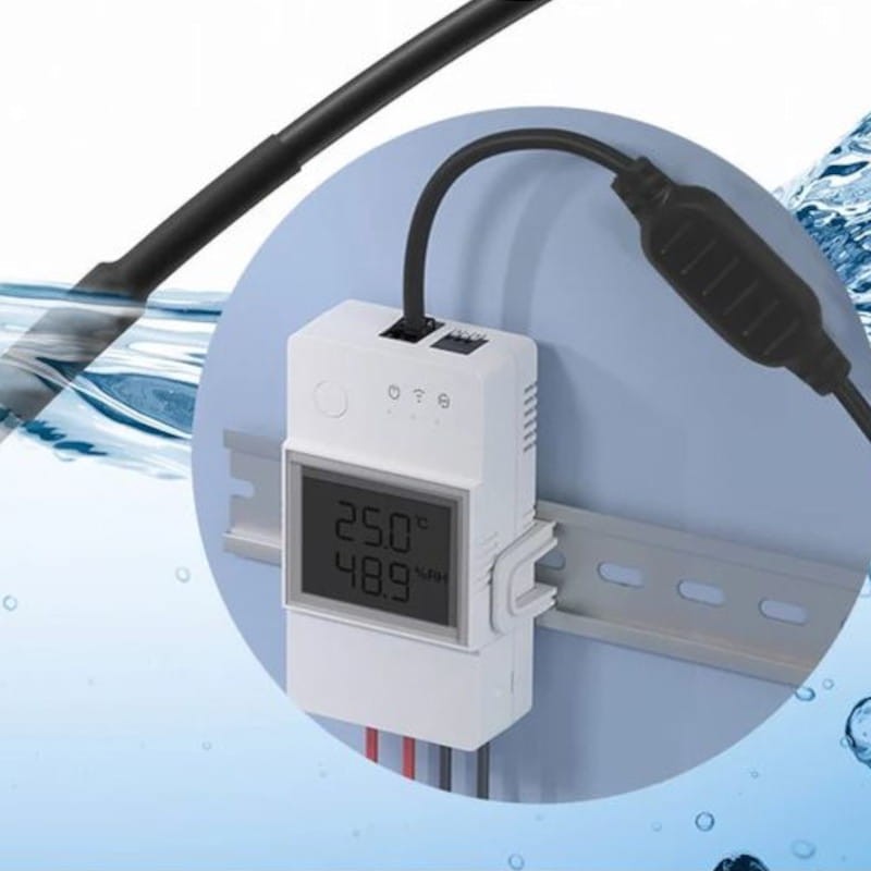 Conexión de Sonoff WTS01 Negro - Sensor de temperatura impermeable para THR316/320