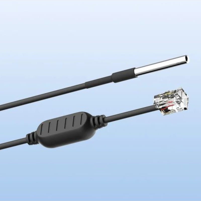 Longitud de Sonoff WTS01 Negro - Sensor de temperatura impermeable para THR316/320
