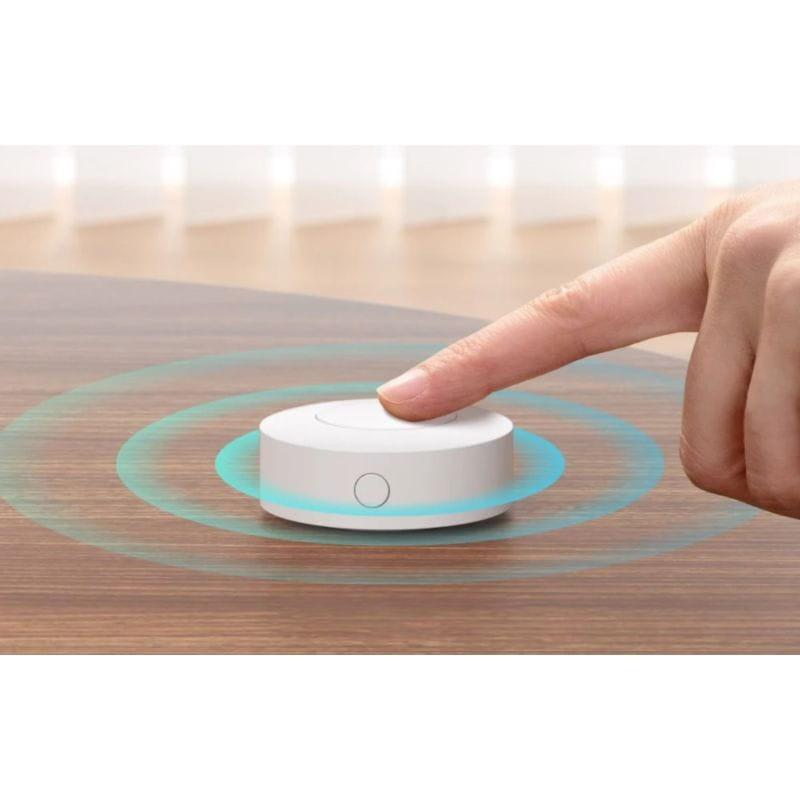 Interruptor inalámbrico redondo Sonoff SNZB-01 con sistema de alarma