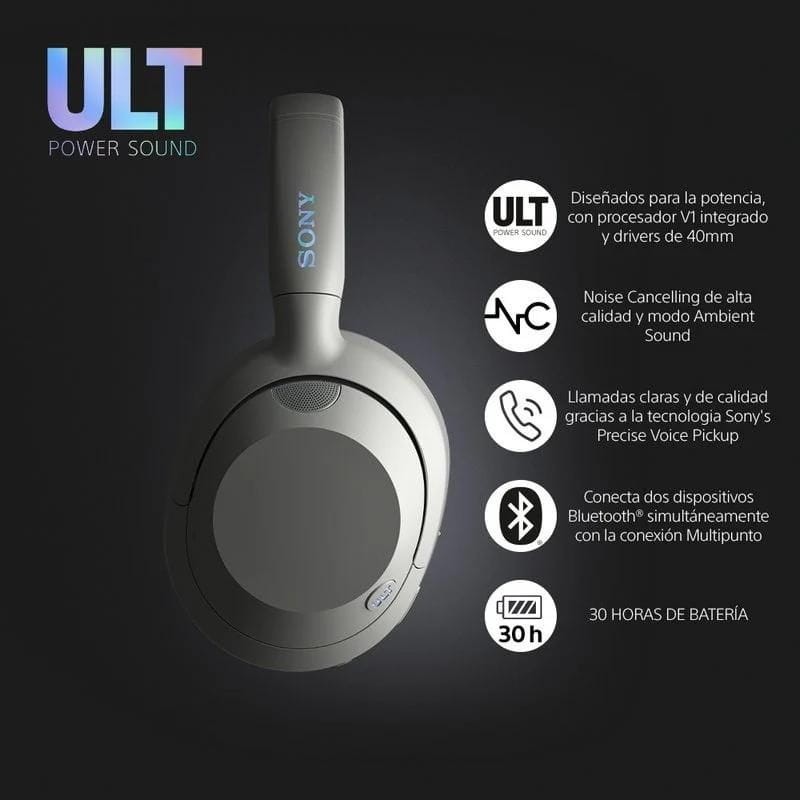 Sony ULT WEAR ANC Blanco Marfil - Auriculares Bluetooth características