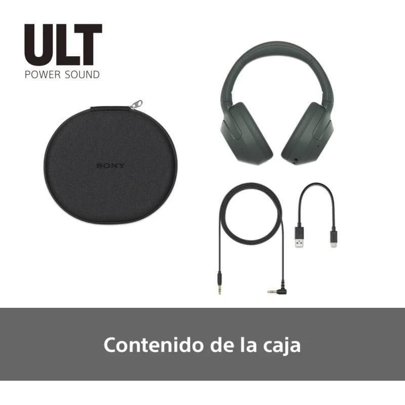 Sony ULT WEAR ANC Forest Grey - Auricular Bluetooth conteúdo da caixa