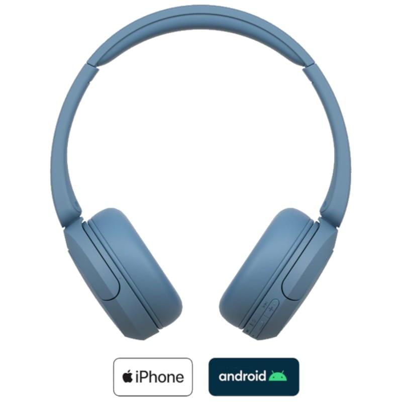 Sony WH-CH520 Azul - Compatibilidade de fones de ouvido Bluetooth com iOS e Android
