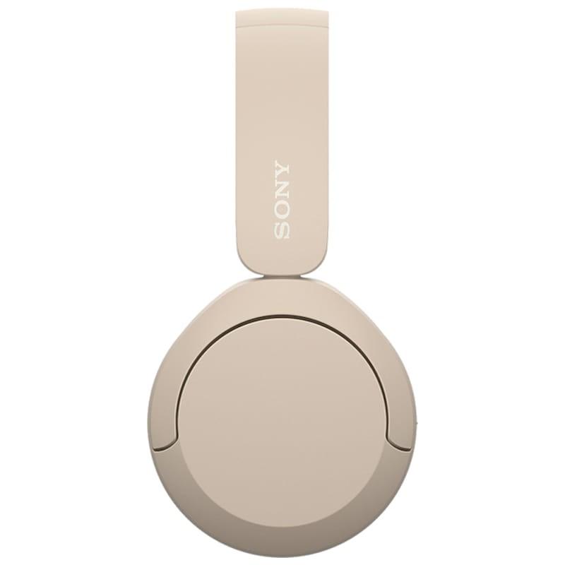 Sony WH-CH520 Crema - Auriculares Bluetooth vista lateral