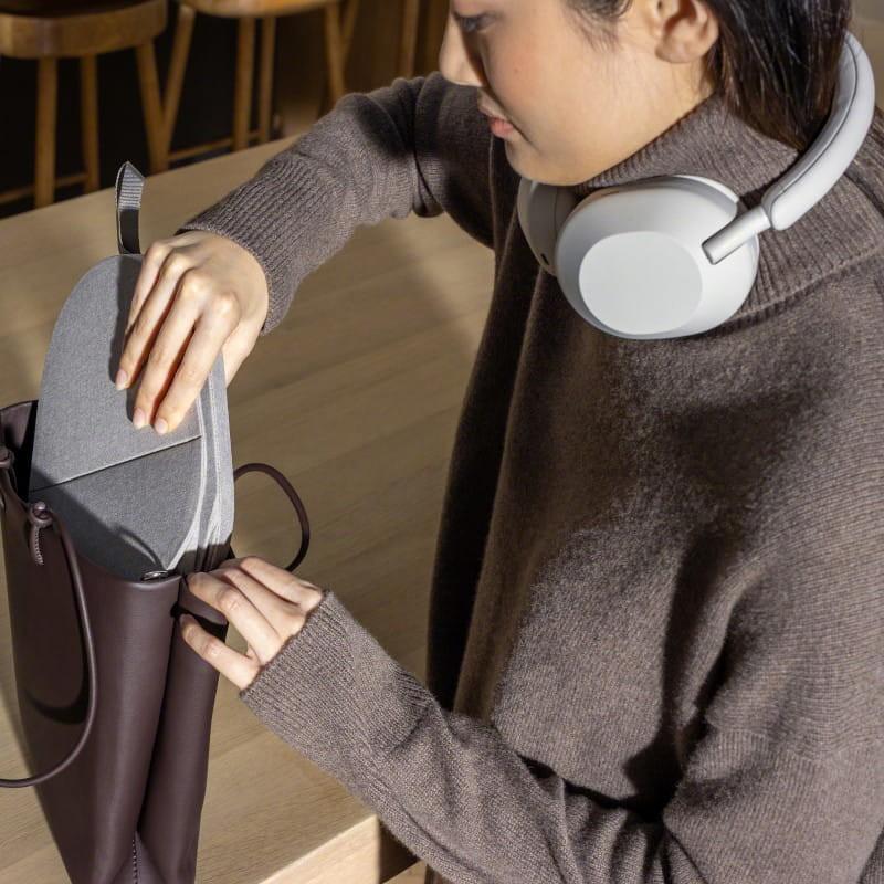 Sony WH-1000XM5 Prata - Fones de ouvido Bluetooth - Poderoso