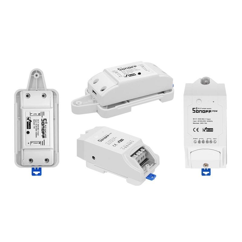 Lados de Soporte para carril DIN Sonoff DR Blanco